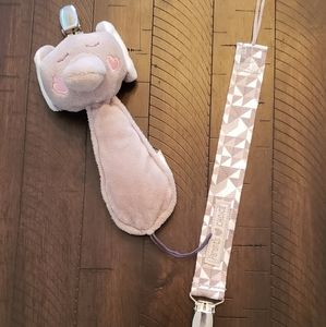 Baby Pacifier Holder Set